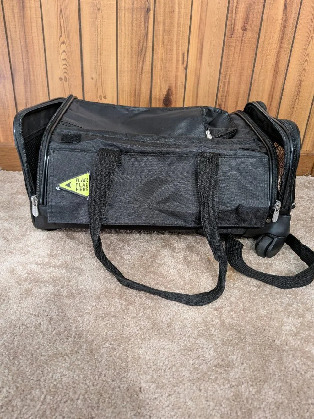 Shepra TSA Approved Dog Carrier with Wheels- up to 30 lbs